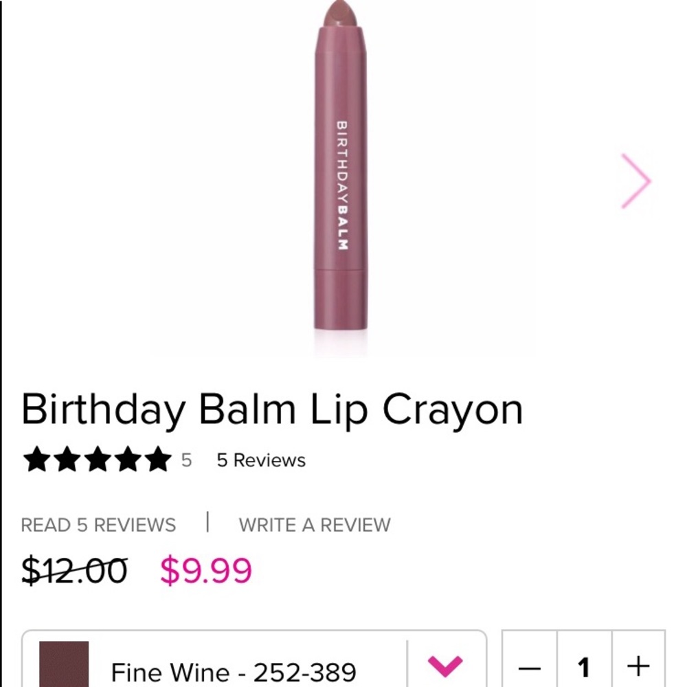 AVON Birthday Lip BalmORDER www.youravon.com/aship